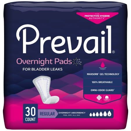 Prevail® Daily Pads Overnight Bladder Control Pad